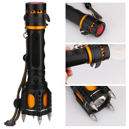 10W Super Bright Self Defence Tactical Flashlight XML T6 LED Camping Torch Lantern Lamp For Hiking Hunting Free DHL