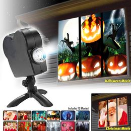 Led flood light projection lamp window projector led Christmas laser light Halloween projection Flood Light Projection lamps