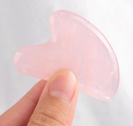 Aventurine Gua Sha Scraping Massage Tools Face and Body Gua Sha Board Ultra Smooth Edge Rose Quartz Guasha