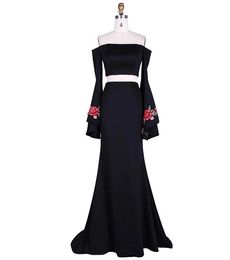 Nakış Etnik Maxi Gerçek Resim Uzun Kollu Akşam DuBai Kaftan Elbise Toptancı Sıcak Satış Kadınlar için Yeni Moda Tasarım Elbiseler