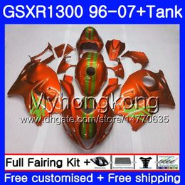 Hayabusa For SUZUKI GSXR1300 96 97 98 99 00 01 07 Kit 333HM.162 Gloss orange GSXR 1300 GSX-R1300 1996 1997 1998 1999 2000 2001 2007 Fairing