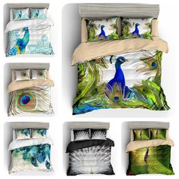 Shop Peacock Print Bedding Set Uk Peacock Print Bedding Set Free