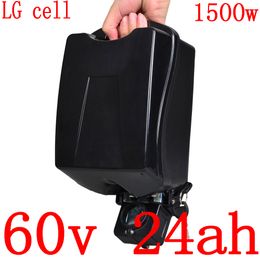 60V 25AH Lithium battery pack 17AH 20AH 24ah electric bicycle use LG cell for 1000W 1500W motor with 2A charger