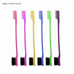 Beauty Double Sided Edge Control Hair Comb Brushes Hair Styling Hair Eyebrow Brush Women Cosmetic Beauty Tools 12pcs