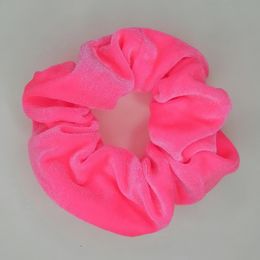 Solid Girls Velvet Elastic Hair Scrunchie Accessories Scrunchy Head Band Ponytail Hairbands Girl Rope 100pcs/lot free express delivery