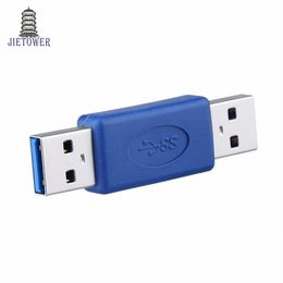 100pcs/lot USB 3.0 Type A Male to Type A Male M-M Coupler Adapter Gender Changer Connector Pro New