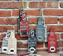 American retro personality home beer bottle opener hanging ornaments creative listing bar tea shop hanging wall hanging