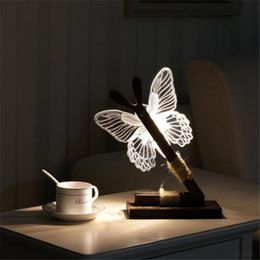 Hot 3D Butterfly Night Lights indoor and lighting night lights LED night lights for home indoor decoration