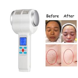 Hot Sale Hot Cold Hammer Ultrasonic Cryotherapy Massager Skin Rejuvenation Skin Care Tool Face Lifting Ultrasound Therapy Beauty Machine