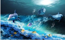 wallpaper for walls 3 d for living room 3D Ocean wallpapers World TV background wall