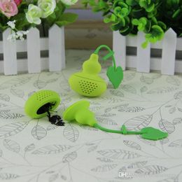 Cute Gourd Shaped Tea Strainer New Arrivel Silicone Small Calabash Tea Infuser Philtre Diffuser Multicolor Randomly Send