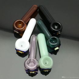 Coloured eye glass pipe Wholesale Glass Hookah, Glass Water Pipe Fittings, Free Shipping