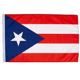 Puerto Rico Flagge 90x150cm Polyester Printed Nationalflaggen von Puerto Rico 3x5 ft Country Flag Banner Drop