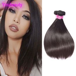 Indian Virgin Human Hair Straight Double Wefts Silky Hair Bundles 3 Pieces/lot Straight Hair Products Natural Color 8 to 30inch