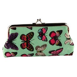 Women's Cute Butterfly Small Wallet Female Versatile Casual Card Holder Coin Phone Purse Clutch Handbag Portefeuille Femme 2019