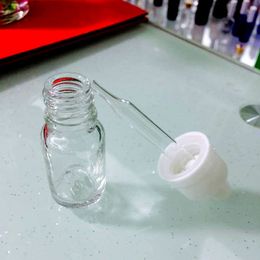 800pcs 5ml 10ml 15ml Glass Dropper Bottles 30ml Transparent E Liquid Empty Bottle With Rubber Bulb Glass Pipe