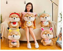 Cute dog Akita small doll doll 5 styles cute Shiba Inu children's doll pillow cushion plush toys