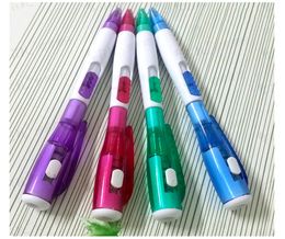 Manufacturers selling cute creative stationery novelty multifunctional student ballpoint pen with led flashlight