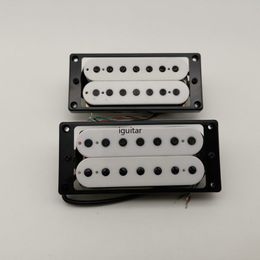 7 Strings Humbucker Neck And Bridge Electric Guitar Pickups 4C White