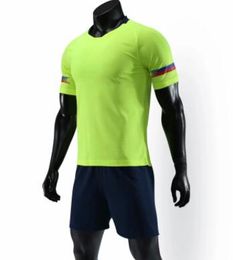 popular Men's Mesh Performance Customized football Uniforms kits Sports Soccer Jersey Sets Jerseys With Shorts Soccer Wear custom clothing