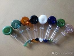 Hot-selling snowflake multi-wheel stained glass cigarette pot Wholesale Glass Hookah, Glass Water Pipe Fittings, Smoking ,Free Shipping