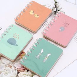 Small Size Loose-leaf Notebook Notepad Diary Journal Student Notes Memo - Cartoon Kawaii Schedule Agenda Stationery Office School Supplies