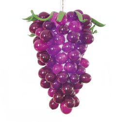 Antique Home Lighting Hand Blown Glass Chandelier Light Arabic Grape Shape Purple Stained Glass Chandelier Lamp