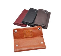 Smoke packages with three folds and concealed buckles