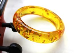 Natural amber beeswax flower amber bracelet fashion female bracelet