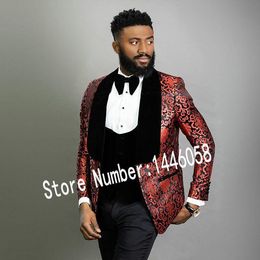High Quality One Button Handsome Shawl Lapel Groom Tuxedos Men Suits Wedding/Prom/Dinner Best Man Blazer(Jacket+Pants+Tie+Vest) W150