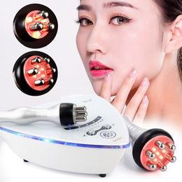 Protable 2 in 1 RF Radio Frequency Facial Machine with 2 Probe Bipolar RF Equipment for Eye Lifting Body Tightening Skin Rejuvenation Device