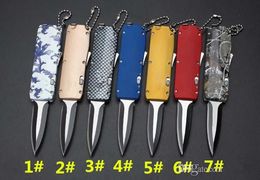 mini knife D/E BLADE single action Satin pocket knife xmas gift for man 10pcs Adul