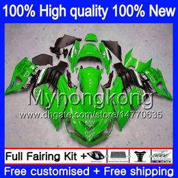 Injection For KAWASAKI ZX-14R ZZR1400 ZX 14R ZZR-1400 Gloss green 25MY.49 ZX14R 12 13 14 15 16 17 2012 2013 2014 2015 2016 2017 OEM Fairing