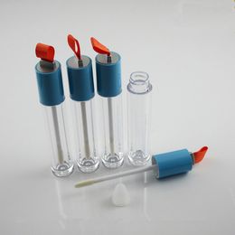9ml Empty Lip Gloss Tube Lips Balm Bottle Brush Container Mini Refillable Bottle Lipgloss Tube F2198