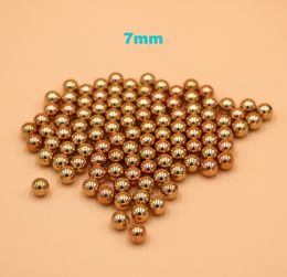 7mm Solid Brass (H62) Bearing Balls For Industrial Pumps, Valves, Electronic Devices, Heating Units and Furniture Rails