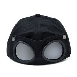 Yeni Pilot Gözlük Beyzbol Şapkası Snapback Şapka Erkek Ve Kızlar Hip Hop Rüzgar Geçirmez Serin Şapka DHL