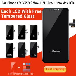 High Quality Replacement Display Touch Digitizer Assembly OLED Screen LCD For iPhone X XR XS 11 Pro Max Display
