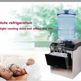 Portable fully automatic electric ice machine home mini bullet round ice ice machine 25kg / 24h home family small bar coffee shop