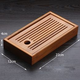 Chinese Traditions Wood Tea Tray Solid Wooden Tea Board Kung Fu Cup Teapot Crafts Tray Chinese Culture Tea Set Preference226O