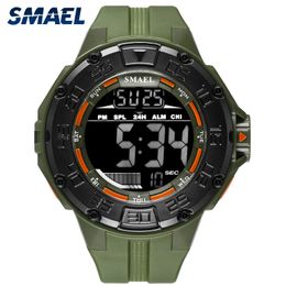 Military Big Dial Sports Mens Watches Army LED digital S shock 1543 watch for men Luminous waterproof relogio masculino Clock