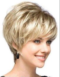 WIG New sexy ladies short Blonde Natural Hair wigs