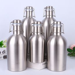 32oz Beer Growler Custom Colors Can Be Used in Small Bars to Add Flavor Stainless Steel Tumbler Large Capacity