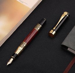 High quality classical fountain pen wood grain high-grade business pen metal signature fountain pen GD311