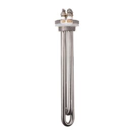 12V 600W Water Heating Element Boiler 1 Inch BSP NPT Flange Immersion Heater