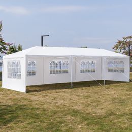 -SONYI 30 "X 10" Festzelt Zelte 5 Seiten Wasserdichte Outdoor für Hochzeit Pavillon Circus Canopy Dome Party Rahmen Leinwand Garten Leere Zelt