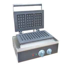 NEW FY-115 Commercial Electric Waffle Baking Machine Square Shape Waffle MakerPlaid Cake Furnace Machine Heating Machine