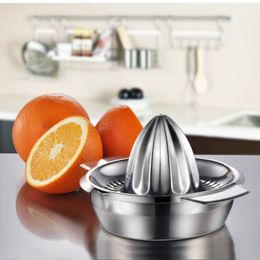Portable lemon orange tools manual fruit juicer 304 stainless steel kitchen accessories tools citrus 100% raw hand pressed juice maker