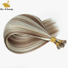 HumanHair Bundles Hand Ties Weft Remy Cuticle Aligned Hair Light Colour Silver Grey Red Blue Purple HairExtenisons 140gram