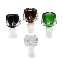 Headshop214 G022 Dab Rig Smoking Pipe Dragon Claws Glass Water Bong Bowls 14mm 19mm Male Female Tobacco Glass Bowl