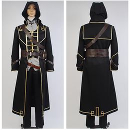 PROMARE Lio Fotia Mad Burnish Cosplay Costume Black Leader Outfit Suit Uniform